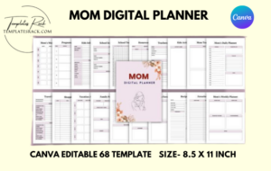 Mom Digital Canva Planner