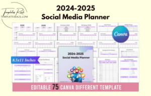 2024-2025 Social Media Planner Canva