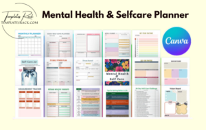 Mental Health and Self-Care Planner