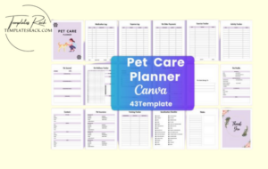 Pet Care Planner Canva