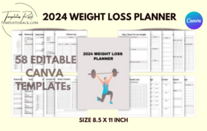 Weight Loss Planner Canva